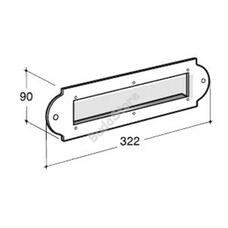 SILMEC Cornice 600 beépítő keret SC10-601-56