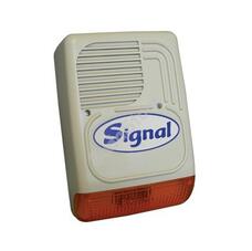 SIGNAL PS-128 A Kültéri hang-fényjelző szabotázsvédett fémházban PS128A