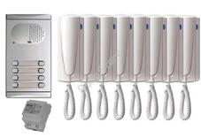Golmar 4280/AL Nyolclakásos audio kaputelefon szett 4280AL