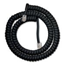 Telefon kézibeszélő zsinór 3,6m fekete