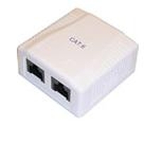 UTP-CAT6 falonkívüli dupla aljzat UTPCAT6