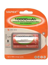 VAPEX 1VTE10000D D méretű NiMH góliát akkumulátor VAPEX 1VTE10000D D méretű NiMH góliát akkumulátor