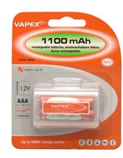 VAPEX 2VTE1100AAA 2db AAA méretű NiMH mini ceruza akkumulátor VAPEX 2VTE1100AAA 2db AAA méretű NiMH mini ceruza akkumulátor