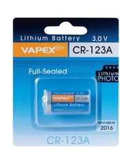 VAPEX CR-123A Lítium CR123A méretű Li-MnO2 elem