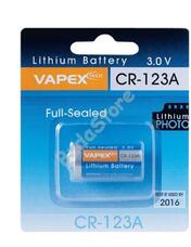 VAPEX CR-123A Lítium CR123A méretű Li-MnO2 elem