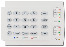 PARADOX K10H 10 zónás vezetékes LED kezelő