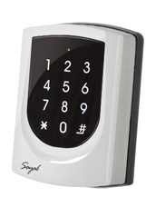 SOYAL AR-725K Mifare Kártyaolvasó és kódbillentyűzet hálózathoz vagy önálló vezérlőkhöz ezüst