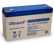 ULTRACELL 6V 12 Ah Zselés ólom akkumulátor 109040