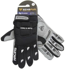 BIKEFUN biciklis kesztyű Freeride M-es fekete 221M2