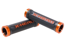 BIKEFUN bicikli kormány markolat X-HEAD Lock-on fekete-narancs BIKEFUN bicikli kormány markolat X-HEAD Lock-on fekete-narancs