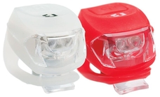 BIKEFUN PIXIE első-hátsó biciklilámpa szett fehér piros JY-267-2B-SET BIKEFUN PIXIE első-hátsó biciklilámpa szett fehér piros JY-267-2B-SET