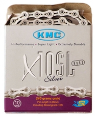 KMC biciklilánc X10 SL SILVER KMC biciklilánc X10 SL SILVER