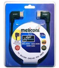 Meliconi H1,5M90 HDMI kábel 90°-os csatlakozóval 1,5 m