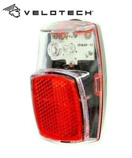 Velotech Hátsó lámpa 1LED Retro 34610 Velotech Hátsó lámpa 1LED Retro 34610
