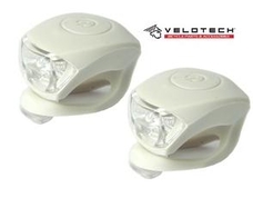 VELOTECH Villogó szett 2LED fehér 34676 VELOTECH Villogó szett 2LED fehér 34676