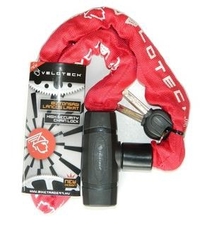 Velotech Lakat láncos 8x900mm piros 39807 Velotech Lakat láncos 8x900mm piros 39807