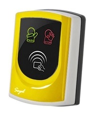 SOYAL AR-725UBM-W Közelítőkártyás segédolvasó beléptetőrendszerekhez sárga