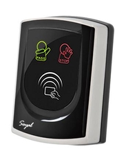 SOYAL AR-725UDM-W Kártyaolvasó hálózati központokhoz vagy önálló vezérlőkhöz fekete