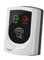 SOYAL AR-725UD-W Közelítőkártyás segédolvasó beléptetőrendszerekhez ezüst