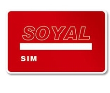 SOYAL AR-TAGC-SIM Beléptető olvasó programozó kártya piros