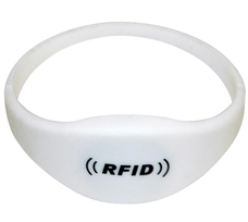 SOYAL AM Wristband No.3 13.56 MHz fehér Proximity szilikon karkötő