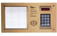 EVKT 800 + proximity Digitális kaputelefon központ 3 oszlopos süllyesztett