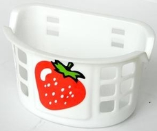 Kosár gyermekkerékpárra első epres műanyag 50020 Kosár gyermekkerékpárra első epres műanyag 50020