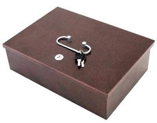 JKH Pénzkazetta hordozható 33 X 9 X 23 IV. barna 3490504