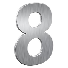 Basi HN 150 8 Inox nemesacél házszám B73000008 Basi HN 150 8 Inox nemesacél házszám B73000008