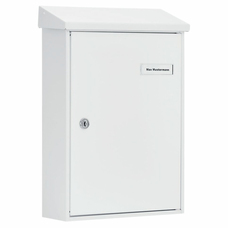 BURG WACHTER Letter 5832 hagyományos kültéri postaláda fehér
