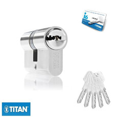 TITAN I6 zárbetét 35/45mm matt nikkel fúrásv. 5K fúrt kulcs 3286616