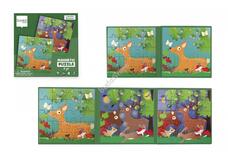 Mágneses puzzle könyv - Erdő - Scratch Europe SC6181155