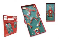 2 az 1-ben mágneses puzzle és golyófuttató játék, robotos Scratch Europe SC6181172