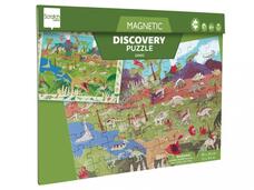 2 az 1-ben mágneses puzzle és megfigyelő játék, Dinoszauruszok Scratch Europe SC6181231