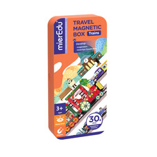 Mágneses puzzle játék, Karácsonyi vonat Mieredu ME0883 Mágneses puzzle játék, Karácsonyi vonat Mieredu ME0883