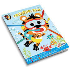 Színező füzet mozgó szemekkel, Fiús Grafix CA150011 Színező füzet mozgó szemekkel, Fiús Grafix CA150011