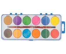 Vízfesték készlet 12 színnel, Grafix CA100020