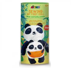 Plüss varrás Panda a kicsinyével Avenir AvenirCH201619
