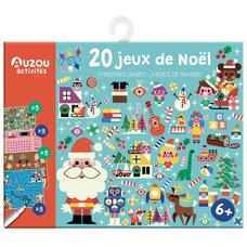 Letörölhető fejtörő feladatkártyák, Karácsony Auzou AUZOU5567