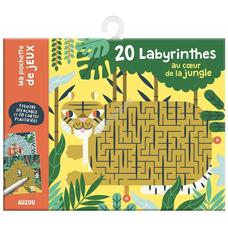 Letörölhető fejtörő feledatkártyák, Labirintusok Auzou AUZOU0216