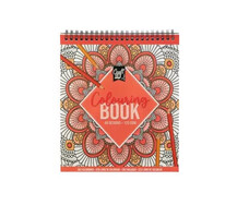 Spirálozott színező füzet 48 képpel, Narancssárga CraftArt CR5011-GE