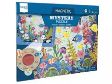 2 az 1-ben mágneses puzzle és felfedező játék mágikus lencsével, Óceán Scratch Europe SC6181241