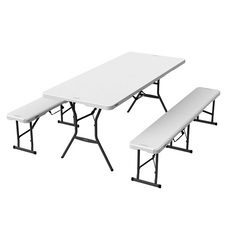 LIFETIME összecsukható asztal 2 pados szett 3121570 LIFETIME összecsukható asztal 2 pados szett 3121570