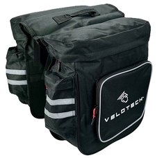 Velotech kétrészes hagyományos túratáska 45154
