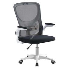 Ergonomikus irodai szék állítható derék- és könyöktámasszal fehér HOP1001660-2