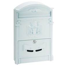 PICCO Renzo díszes kerítésen kívüli postaláda fehér PI0001 PICCO Renzo díszes kerítésen kívüli postaláda fehér PI0001