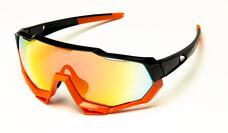 BIKEFUN Szemüveg BF STEALTH narancs, piros lencse, full revo, cat.3, PC 7802-01