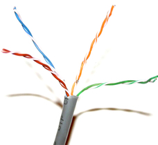 Tömör 4 x 2 x 0,5 UTP CAT.5e réz 100m 124866