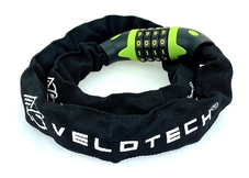 VELOTECH Lakat számzáras láncos 6x900mm 39790 VELOTECH Lakat számzáras láncos 6x900mm 39790