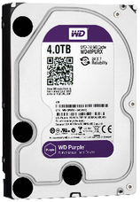 Western Digital 4000GB S-ATA III PURPLE WD43PURZ 125149 Western Digital 4000GB S-ATA III PURPLE WD43PURZ 125149